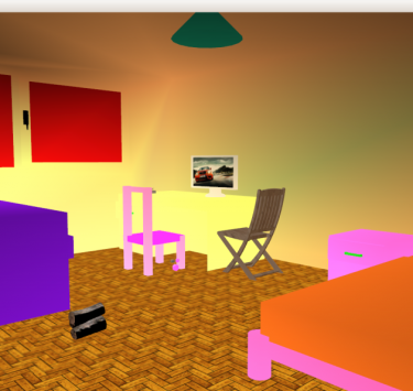 Wizualizacja 3D pokoju